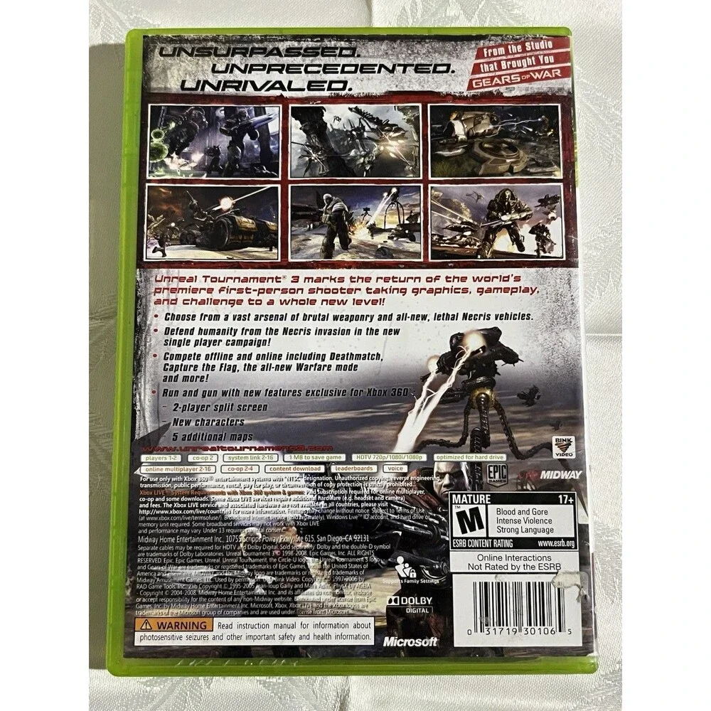 Unreal Tournament 3 - Microsoft Xbox 360